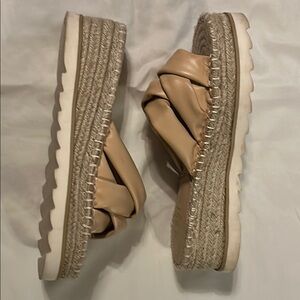 Women's Tan Espadrille Sandals